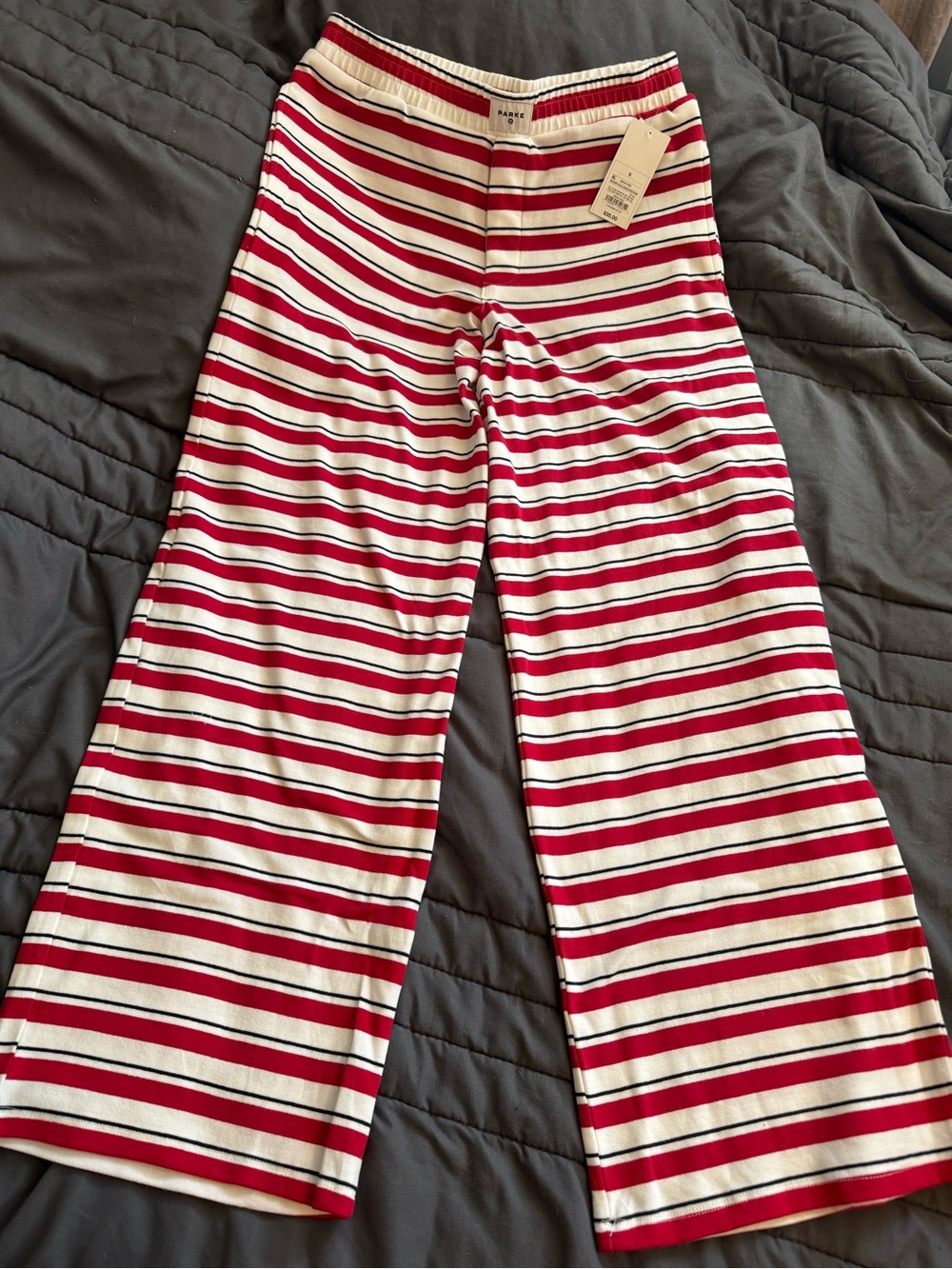 Parke x Target red white and blue striped sweatpants size S